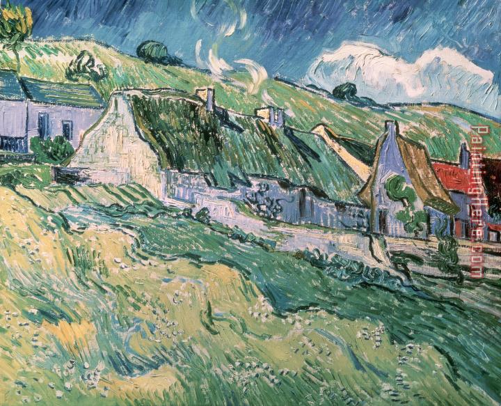 Vincent van Gogh Cottages At Auvers Sur Oise